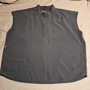 FIGS Gray Sleeveless Top